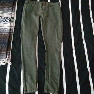 Olive green pants